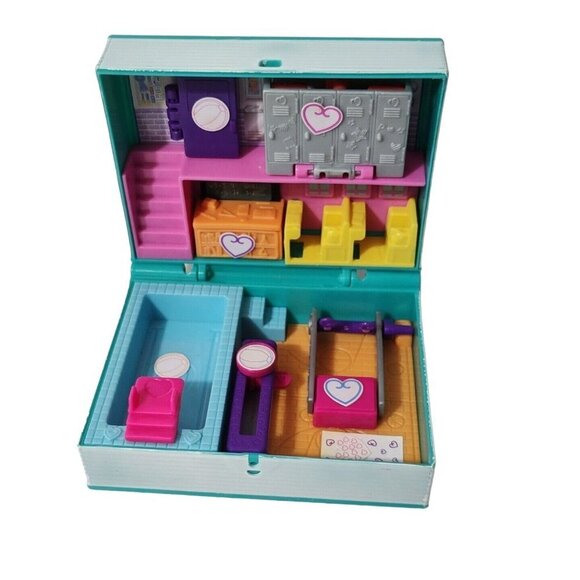 Polly Pocket Big Pocket World Sandcastle and Mini Middle School Playsets ONLY - Picture 6 of 14